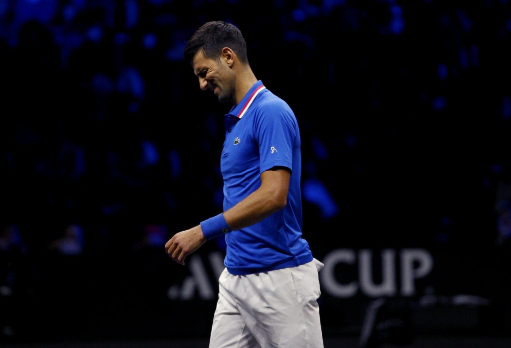 Novak Djokovic y el motivo de su sorprendente derrota en la Copa Laver 2022